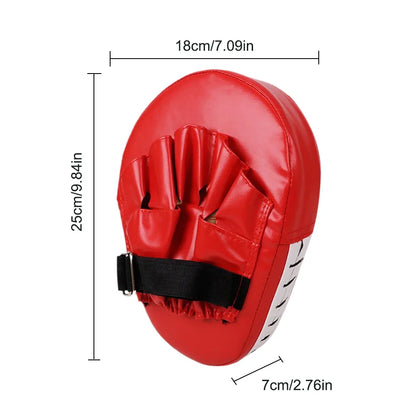 Kick Boxing Gloves Pad PU Leather Punch Target Bag for Adults Kids MMA Karate Muay Thai Free Fight Sanda Training Equipment