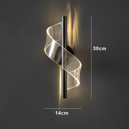 Modern Led Wall Light Nordic Rotation LED Wall Lamp for Living Room Bedroom Bedside Aisle Home Decor Indoor Sconce Lighting