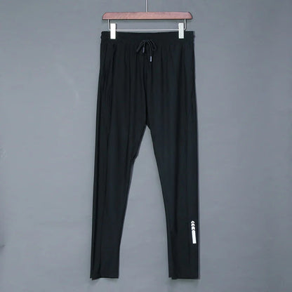 Summer Elastic Men Running Sport Pants Jogging Sweatpants Casual Outdoor Training Gym Fitness Trousers