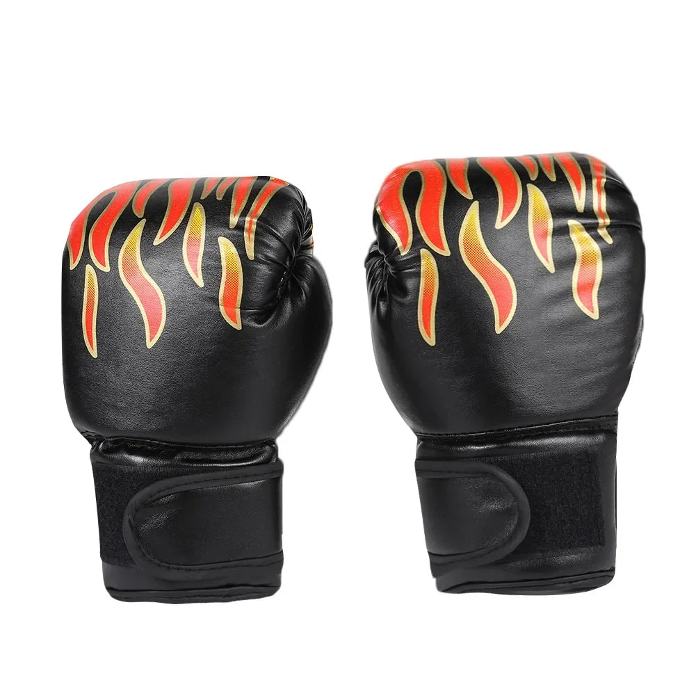 2pcs Kids Boxing Gloves PU Leather MMA Fighting Gloves Punching Bag Kickboxing Thai Gloves Professional for Kids Child Training