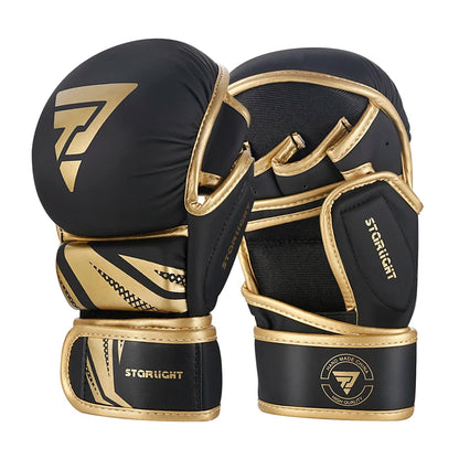 Professional MMA Boxing Gloves PU Leather MMA Fighting Martial Arts Boxing Gloves Karate Muay Thai Training Gloves Men's