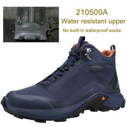 HUMTTO Waterproof Hiking Ankle Boots Winter Sports Trekking Shoes for Men Luxury Designer Outdoor Climbing Hunting Mens Sneakers