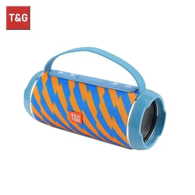 T&G Bluetooth Speaker TG116c TWS Wireless Powerful Box Portable Outdoor Speakers Waterproof Subwoofer 3D Stereo Sound HandsFree