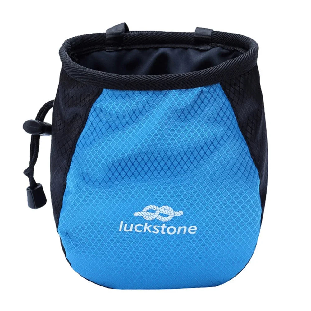 Magnesium Powder Bag Waterproof Polyester Chalk Bag Adjustable Storage Climbing Magnesium Powder Bag for Climbing Weightlifting