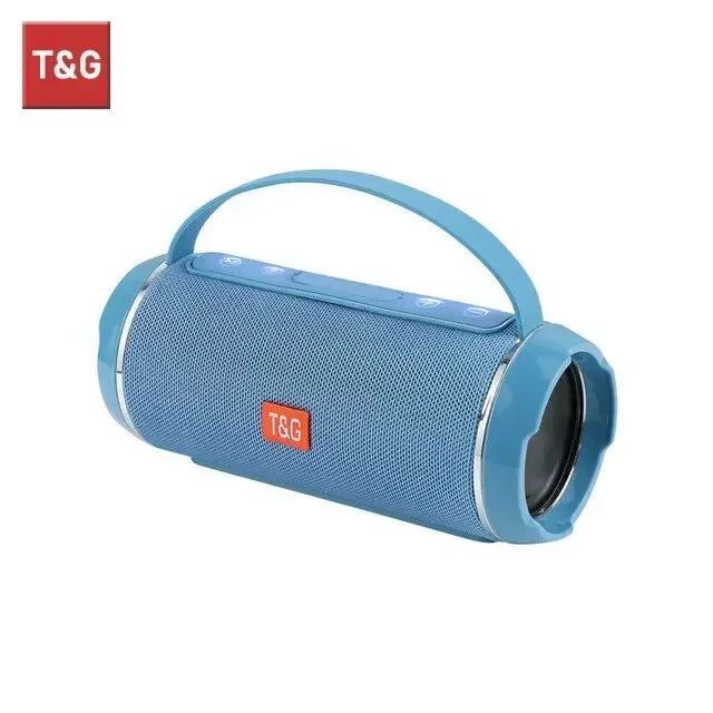 T&G Bluetooth Speaker TG116c TWS Wireless Powerful Box Portable Outdoor Speakers Waterproof Subwoofer 3D Stereo Sound HandsFree