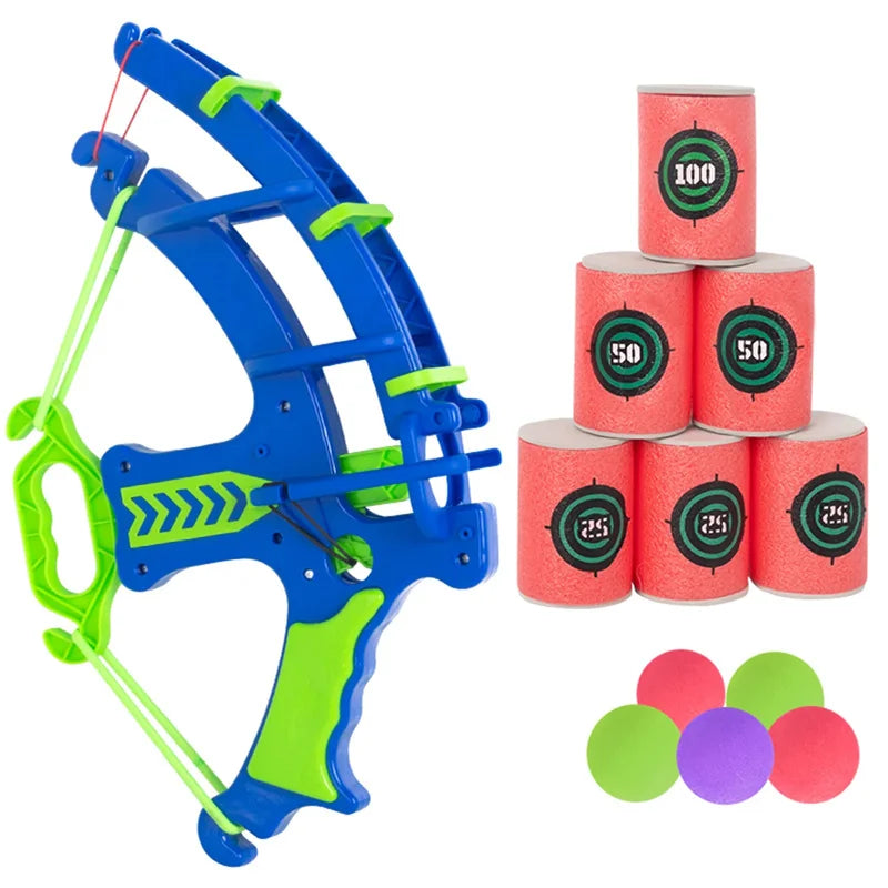 Kids Sports Toys Soft Bullet Target Practice Educational Outdoor Toys For Boys Girls Birthday Christmas Gift