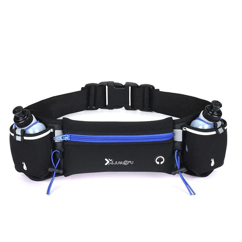 Man/Woman Marathon Trail Running Waist Pack For Phone Water Bottle Sports Fanny Pack Fitness Dual Pocket Running Belt Waist Bag