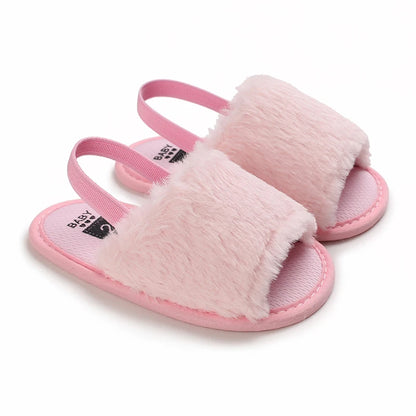 Summer Classic Multiple Pink Baby Sandals Comfortable and Casual Walking Shoes for Girls Aged 0-18 Months