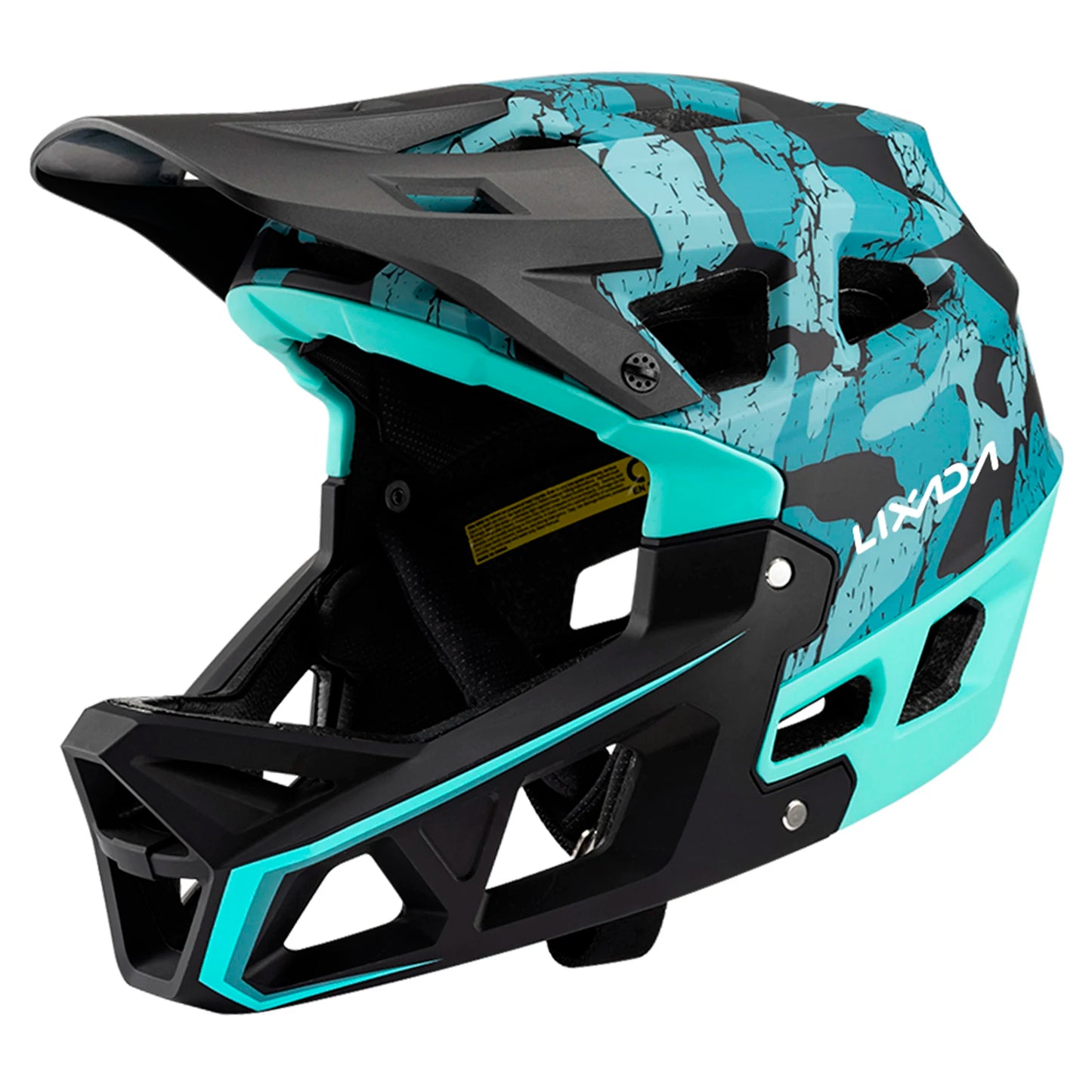 Full Face Mountain Bike Helmet Adult Racing Downhill MTB Helmet Equipped with EPP Chin Support for Adults Mountain Bike Cyclist