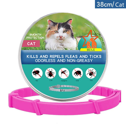 New 38/70CM Pet Anti Flea Ticks Antiparasitic Cats Collar Dog Protection Retractable Collars For Puppy Cat Large Dogs Accessorie