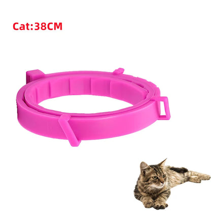 New 38/70CM Pet Anti Flea Ticks Antiparasitic Cats Collar Dog Protection Retractable Collars For Puppy Cat Large Dogs Accessorie