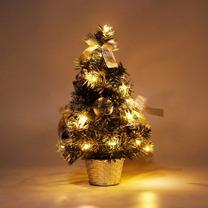 20/30/40cm Christmas Tree Home Bedroom Party Decorations Artificial Christmas Tree Children DIY Handicraft 2025 New Year Gift