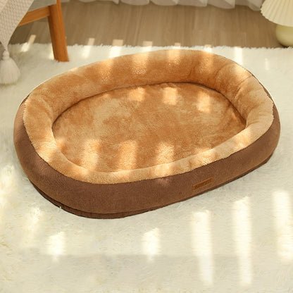 Kimpets Cat Bed Dog Pet Bed Kennel Non-Slip Winter Warm Small Dog Kennel Sleeping Removed Washed Soft Puppy Cushion Cat Supplies