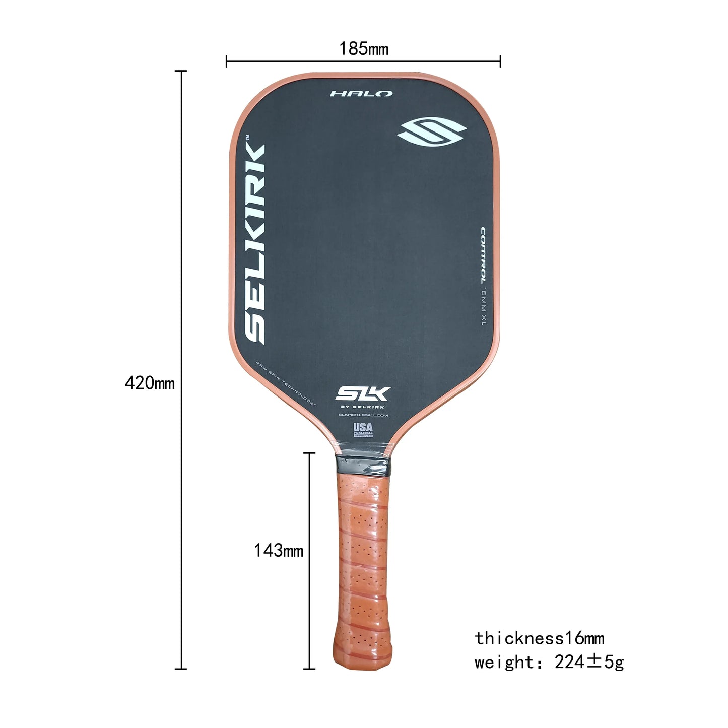 Pickleball Paddle -USAPA Approvedfor Tournament Play - Carbon FiberPickle Ball Racket