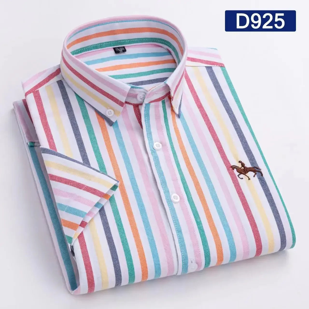 Large size men short sleeve shirt 100% pure cotton oxford tops summer slim fit formal plain shirt Casual Shirts new 6XL business