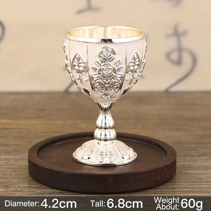 Vintage Chalice Goblet Royal Wine Cups King Arthur European Style Whiskey Cup Renaissance Medieval Gifts Communion