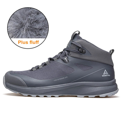 HUMTTO Hiking Shoes Waterproof Boots for Men 2023 Outdoor Trekking Sneakers Mens Luxury Designer Sports Safety Work Ankle Boots