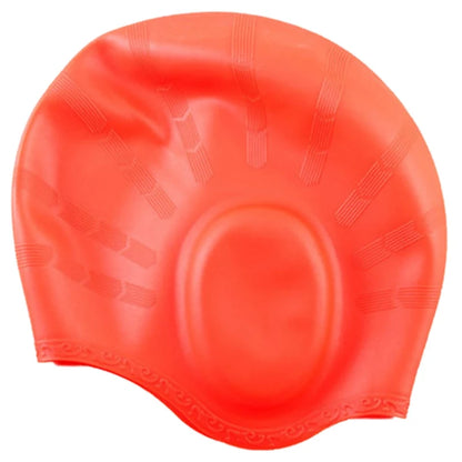 Men Women Swimming Caps Long Hair Waterproof Swim Pool Cap Ear Protect Silicone Diving Hat