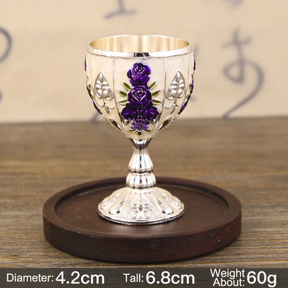 Vintage Chalice Goblet Royal Wine Cups King Arthur European Style Whiskey Cup Renaissance Medieval Gifts Communion