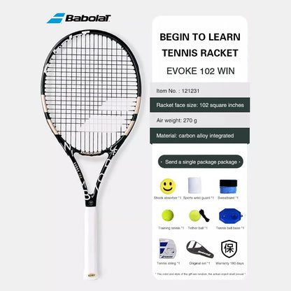 Original Babolat Tennis Racket Adult Male And Female Training Tennis Racket with Backpack Bag Accessories