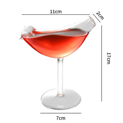 Creative Fun Spiral Cocktail Glass Revolving Martini Creative Long Tail Cocktail Straw Wine Glass for Bar Party Supply Barware