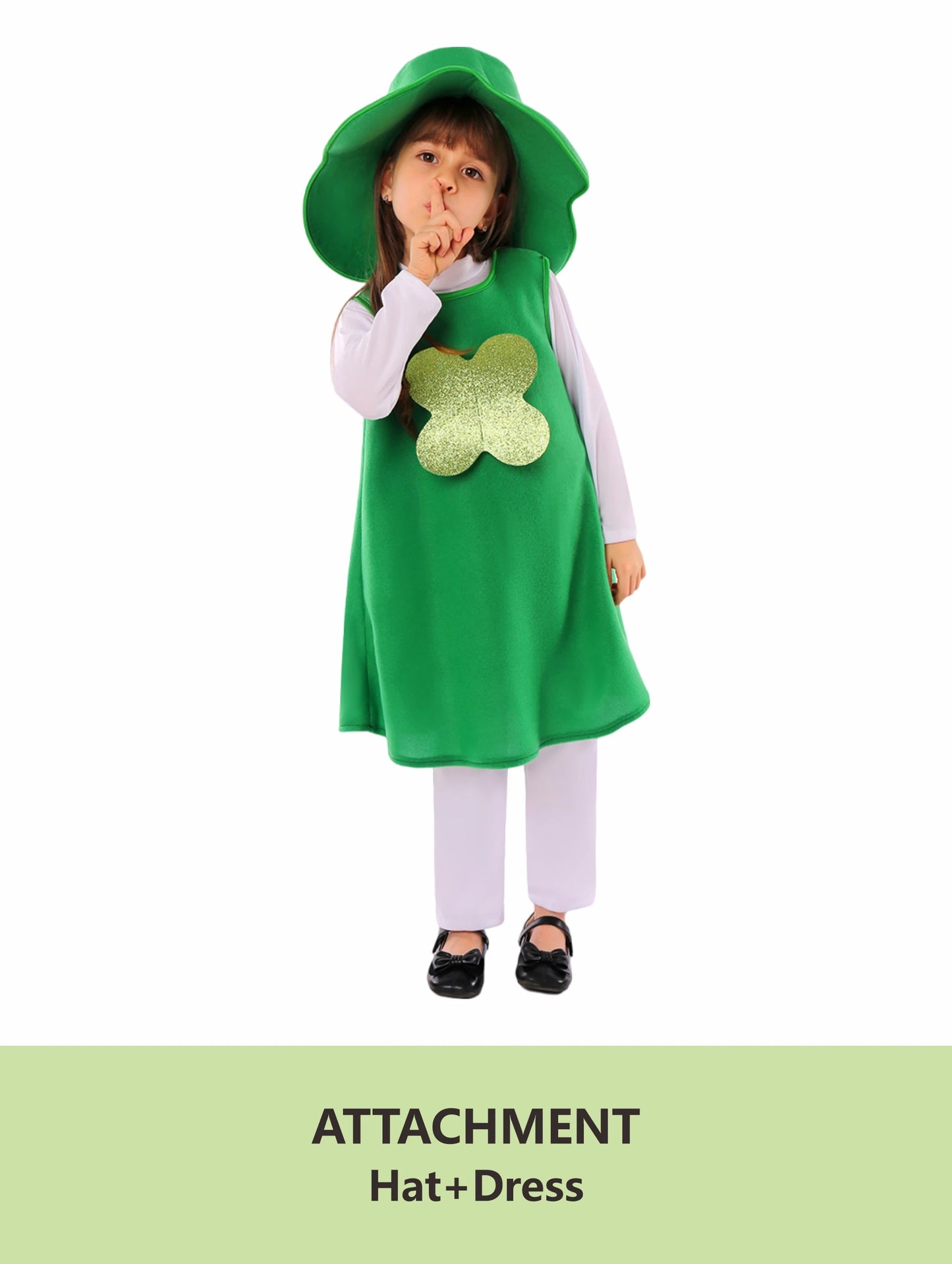 Ireland Saint Patrick St. Patrick Day Lucky Fairy Leprechaun Costume Irish Goblin Cosplay Carnival Halloween Outfit