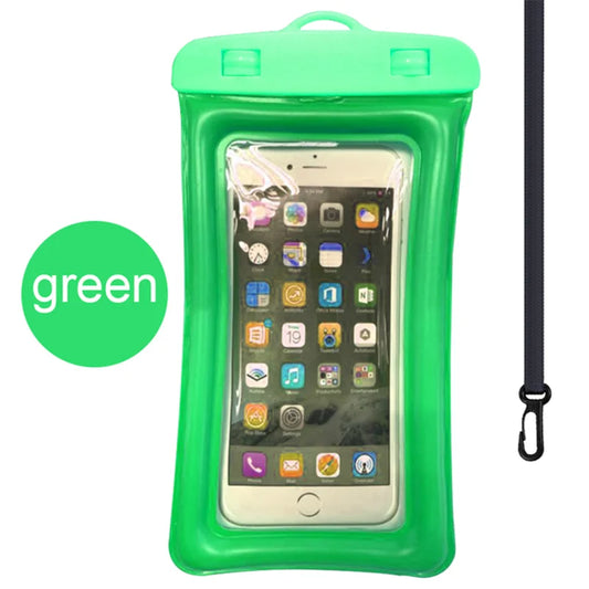 Universal IP68 Waterproof Case For iPhone 15 14 13 12 11 Pro Max Xiaomi 14 Plus Samsung S24 Ultra Air Bag Cover Phone Accessory