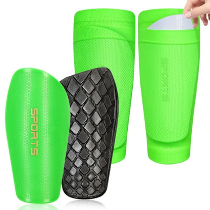 Loogdeel Soccer Shin Guards for Kids Youth Adults Shin Guards Pads with Sleeves, Lightweight , Protective Soccer Equipment