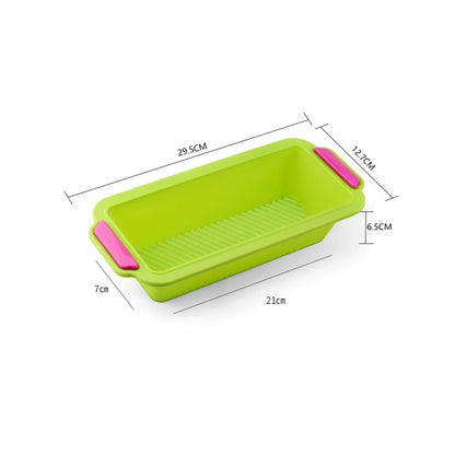 FAIS DU Rectangular Silicone Bread Pan Mold Toast Bread Mold Cake Tray Long Square Cake Mould Bakeware Non-stick Baking Tools