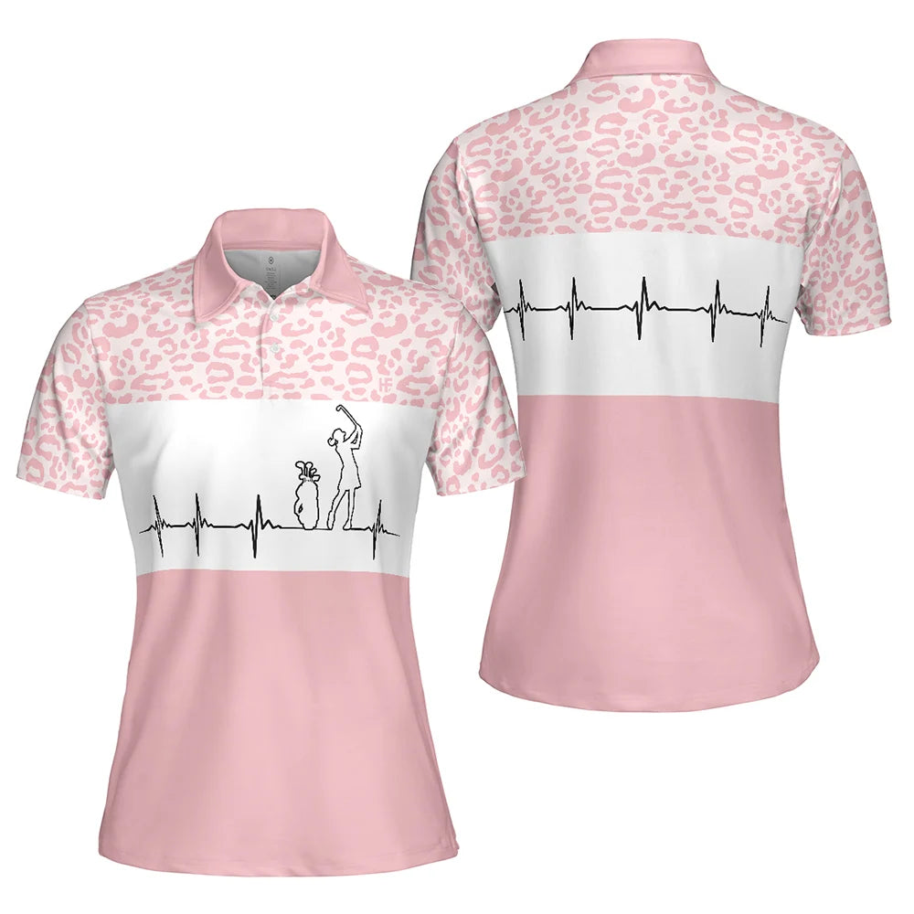 Summer Women's Golf Shirt Quick Drying Breathable Fashion Polo T-shirts High Quality Outdoor Sports Apparel Short Sleeve Clothes