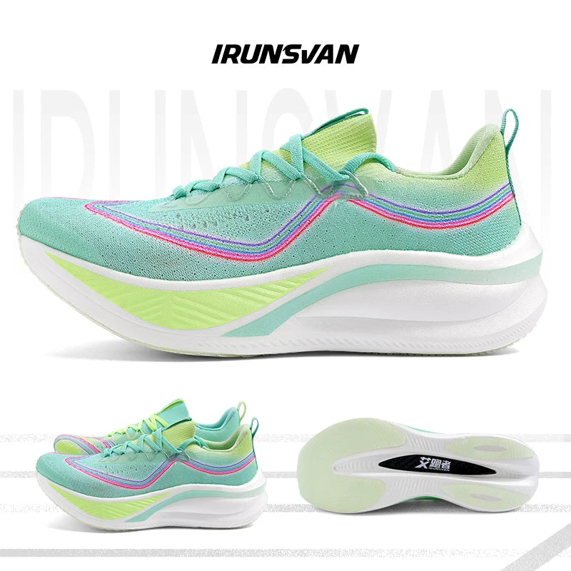 IRUNSVAN Men's Carbon Plate Sneakers Professional Marathon Racing Running Shoes High Quality  Shoes Comfortable Sports Shoe