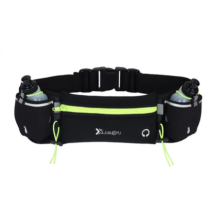 Man/Woman Marathon Trail Running Waist Pack For Phone Water Bottle Sports Fanny Pack Fitness Dual Pocket Running Belt Waist Bag