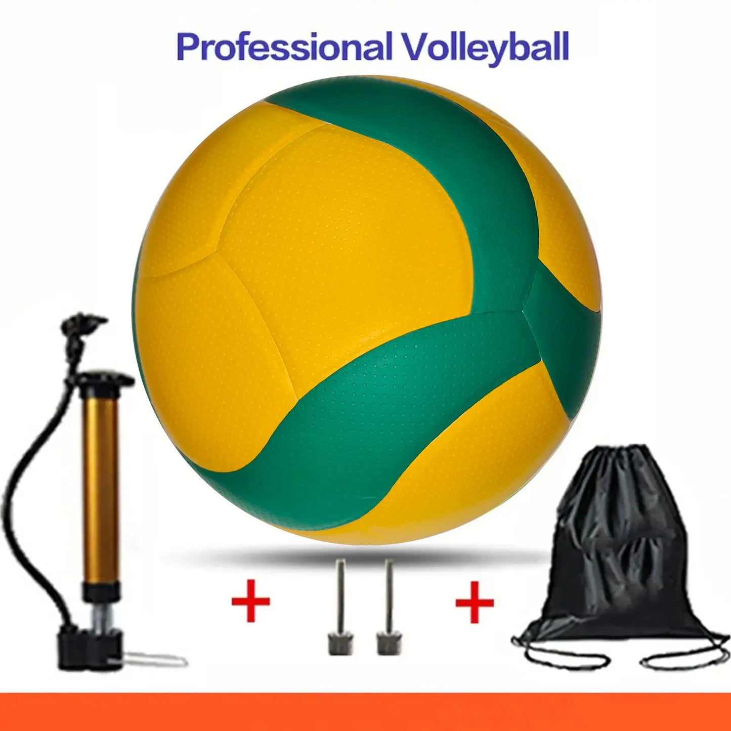 New Model Professional Volleyball ball,Training Competition Professional Game Volleyball, Optional Pump + Needle +Net Bag