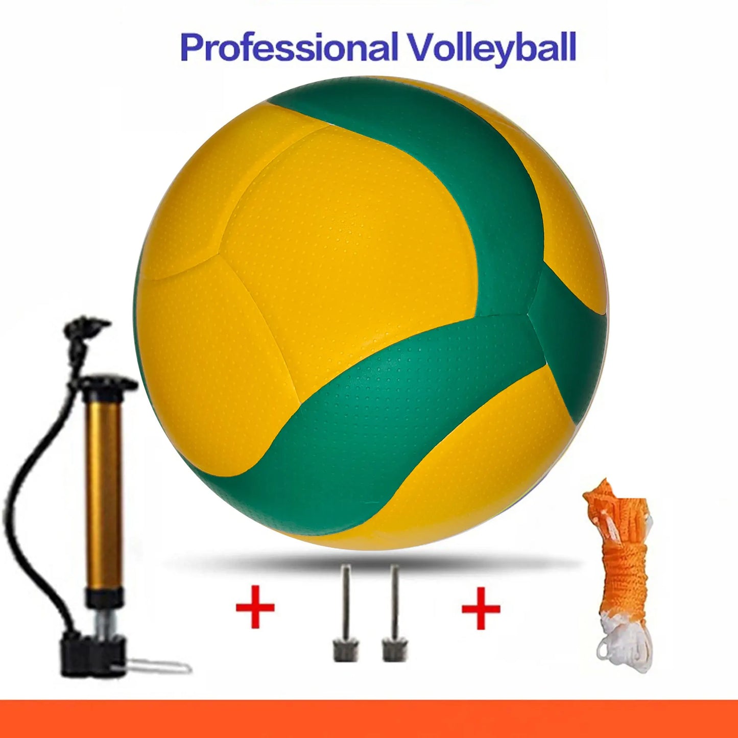 New Model Professional Volleyball ball,Training Competition Professional Game Volleyball, Optional Pump + Needle +Net Bag