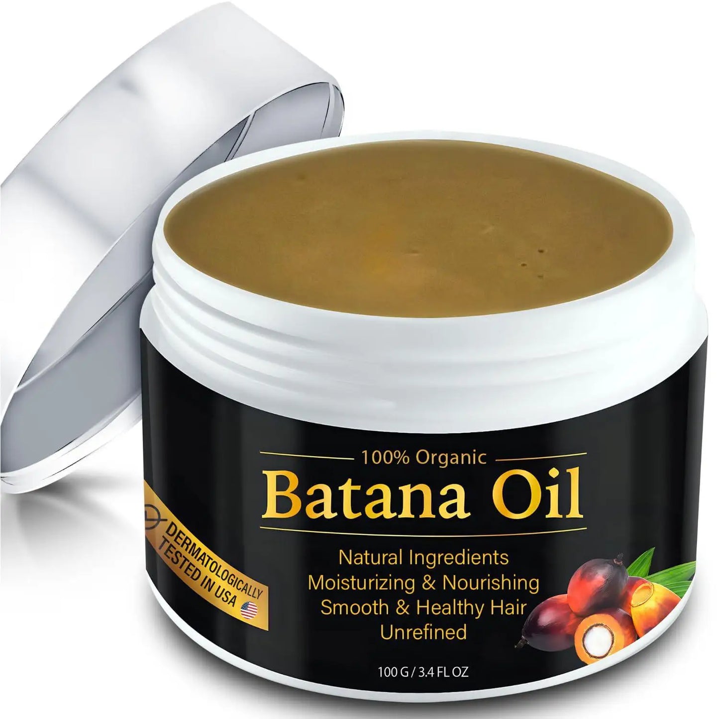 Natural Organic Batana Oil For Hair Growth And Thickness Eliminates Split Ends Moisturize Repair Hair Women Men Hair Loss Care