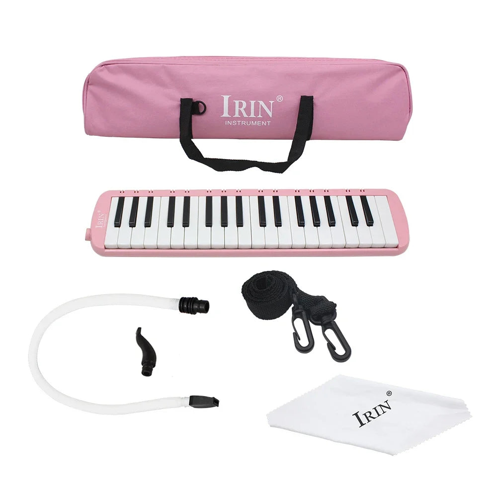 IRIN Melodica 32/37 Keys Piano Keyboard Mouth Organ Harmonica Musical Instrument Beginner Children Educational Gift Melodica