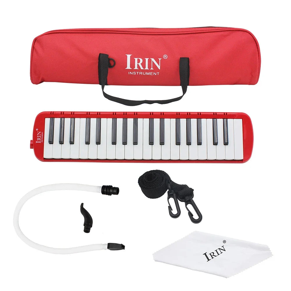 IRIN Melodica 32/37 Keys Piano Keyboard Mouth Organ Harmonica Musical Instrument Beginner Children Educational Gift Melodica