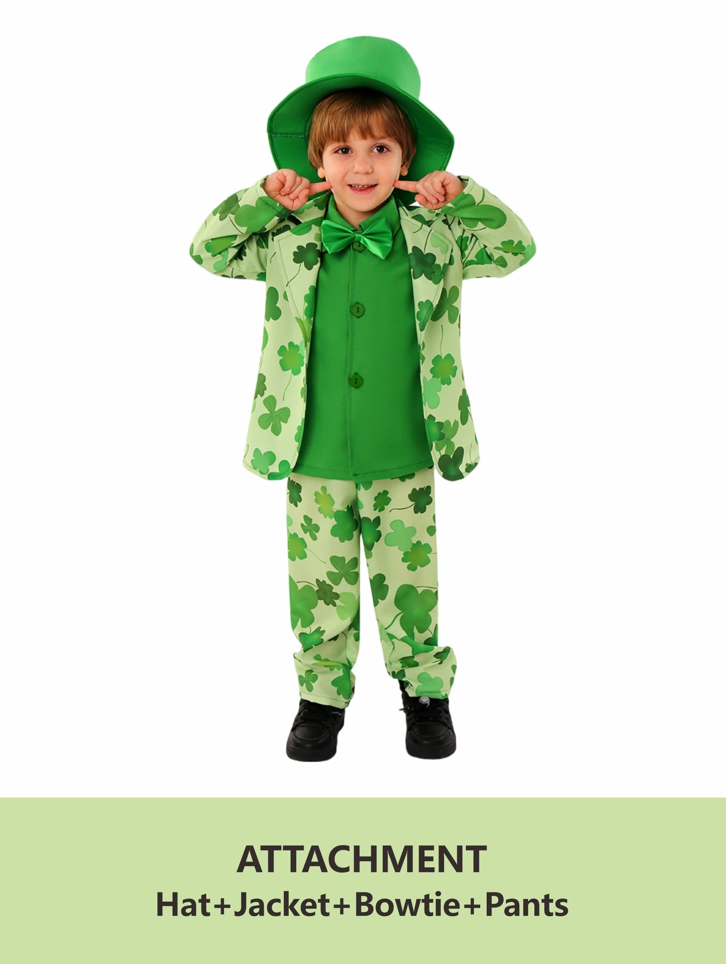 Ireland Saint Patrick St. Patrick Day Lucky Fairy Leprechaun Costume Irish Goblin Cosplay Carnival Halloween Outfit