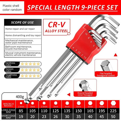 High-strength Hex Wrench Set, Kimihide Spanner, Hex-hex Screwdriver, Tool, Hex