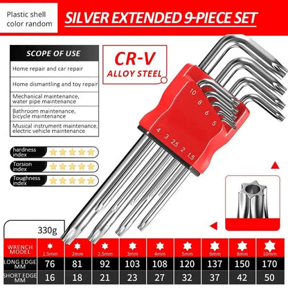 High-strength Hex Wrench Set, Kimihide Spanner, Hex-hex Screwdriver, Tool, Hex