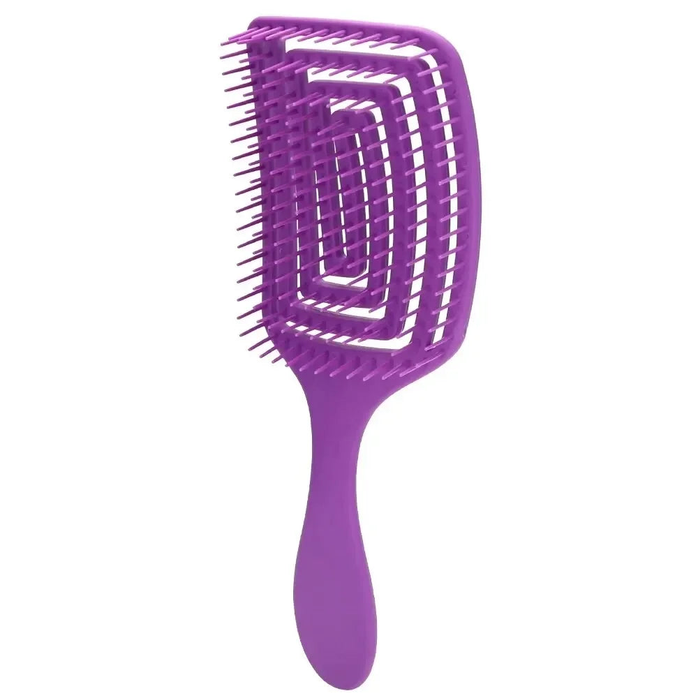 Hair Brush Hair Comb Detangling Hair Brush Bristle&Nylon Women Wet Massage Comb Curly Hairdressing Salon Styling Tools