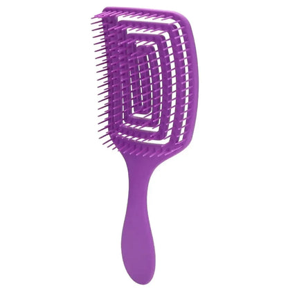 Hair Brush Hair Comb Detangling Hair Brush Bristle&Nylon Women Wet Massage Comb Curly Hairdressing Salon Styling Tools