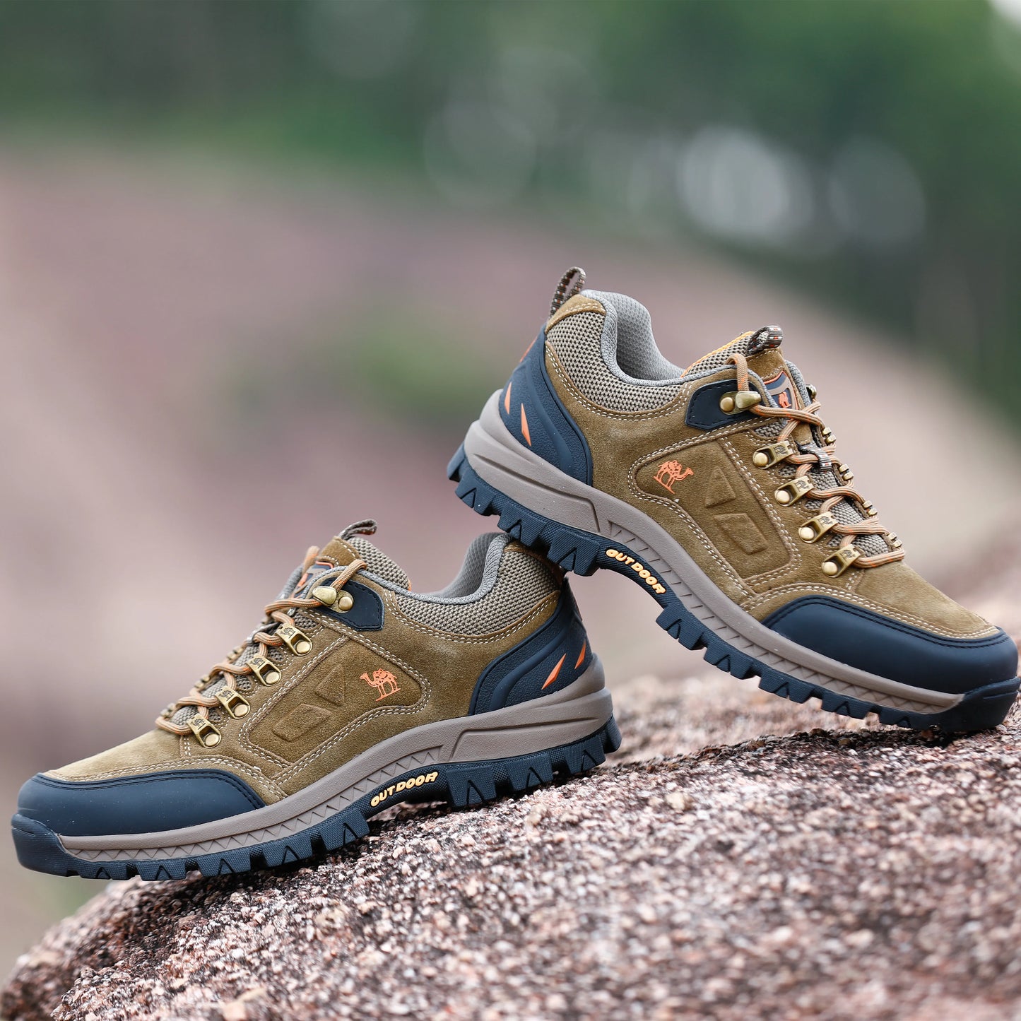 GOLDEN CAMEL Hiking Shoes Outdoor Male Sneakers Waterproof Tactical Trekking Shoes for Men Autumn New Climbing Camping Non-slip