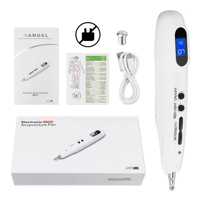 Leawell Electronic Acupuncture Pen Acupressure Pen Meridian Energy Therapy Massage Pen Pain Relief