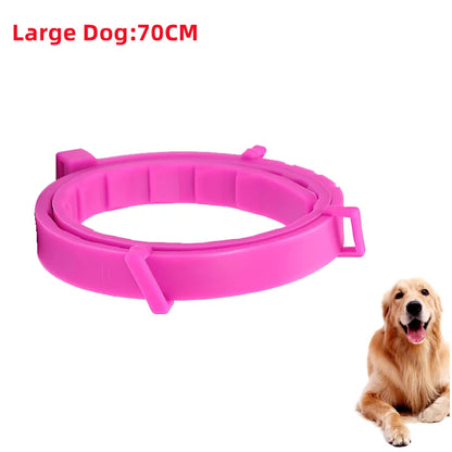 New 38/70CM Pet Anti Flea Ticks Antiparasitic Cats Collar Dog Protection Retractable Collars For Puppy Cat Large Dogs Accessorie