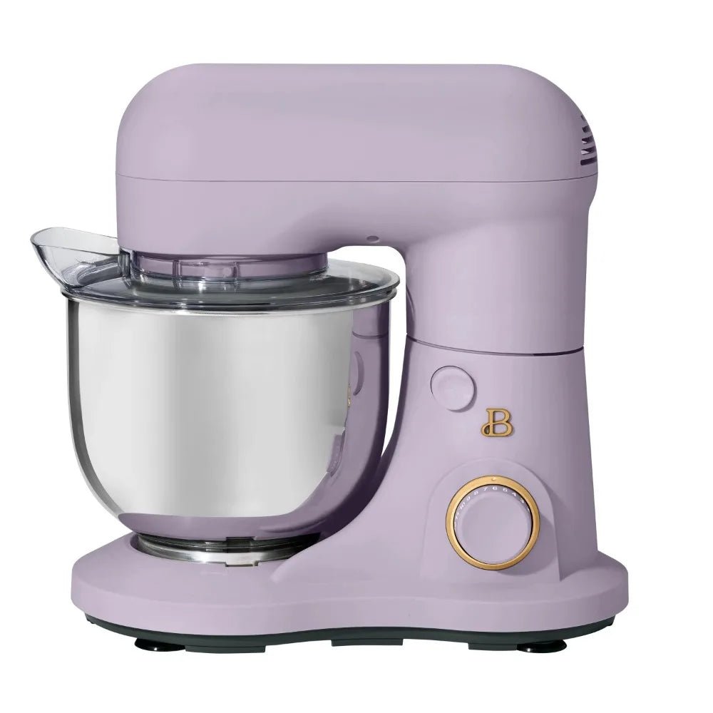 Beautiful 3.5 Qt Stand Mixer, Lightweight & Powerful with Tilt-Head, White Icing