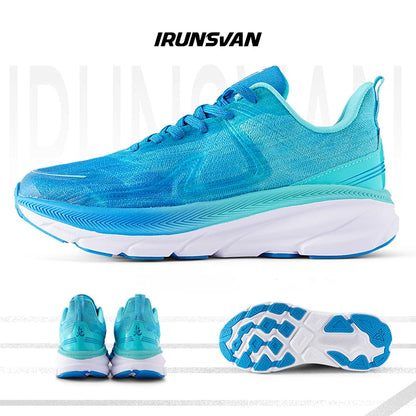 IRUNSVAN 2024 Original Air Cushion Running Shoes Fitness Jump Exercise Breathable Sports Shoes Men's Walking Shoes