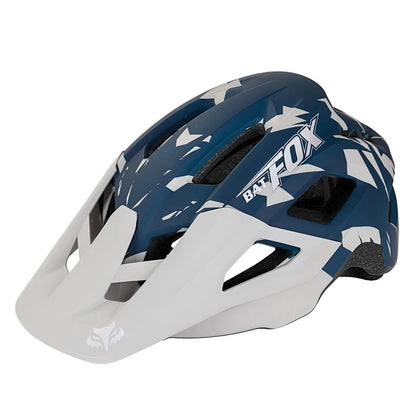 BATFOX Summer New Mountain Bike Helmet with Porous Ventilation and Breathable Safety Helmet Riding Equipment