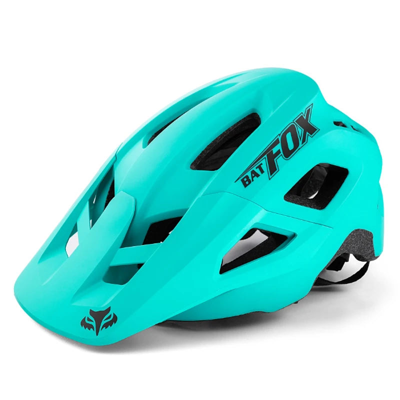 BATFOX Summer New Mountain Bike Helmet with Porous Ventilation and Breathable Safety Helmet Riding Equipment