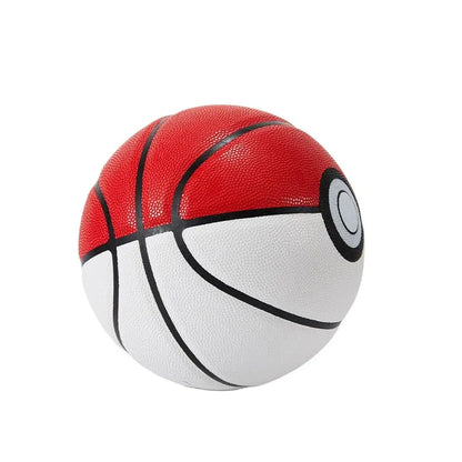 High Quality White Red PU Basketball Official Size 7 Professional Basketball with 4 Layers Outdoor Indoor Durable Ball